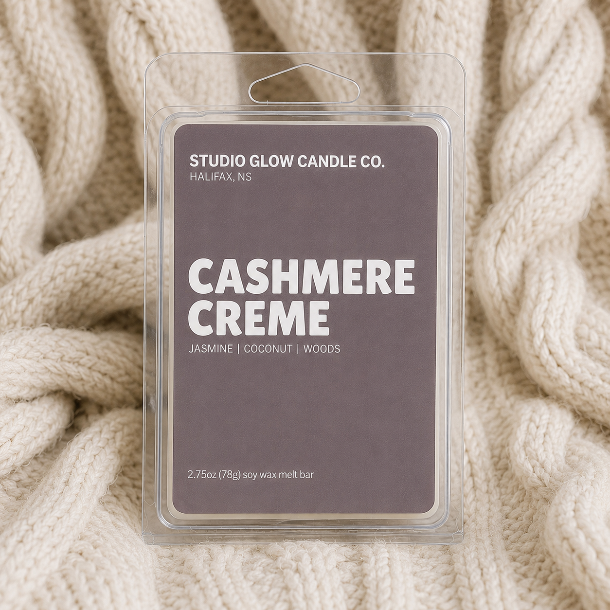 Cashmere Creme Soy Wax Melts | Studio Glow Candle Co.