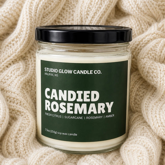 Candied Rosemary Soy Wax Candle