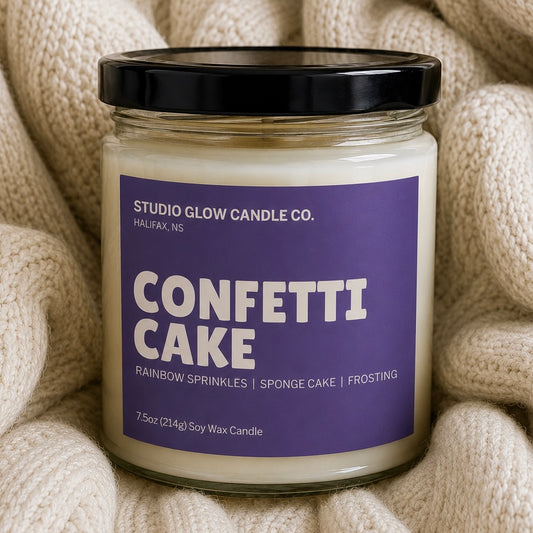 Confetti Cake Soy Candle | Studio Glow Candle Co.