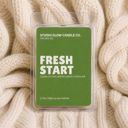 Fresh Start Soy Wax Melts | Studio Glow Candle Co.