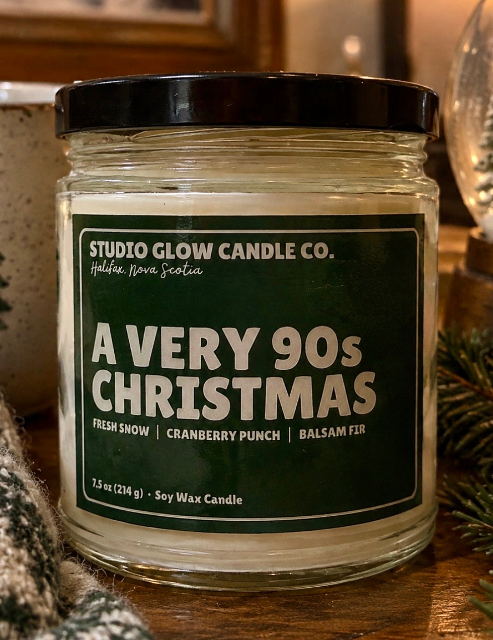 A Very 90s Christmas Soy Wax Candle